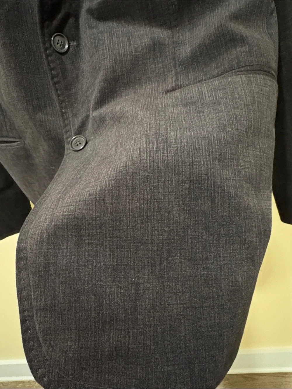 Haupt 2 button Velvet blazer men’s. Brown with black subtle pattern. 58 Eu size